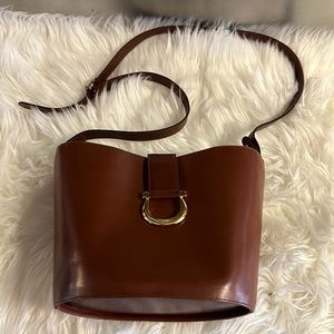 Brown Leather Salvatore Ferragamo Handbag